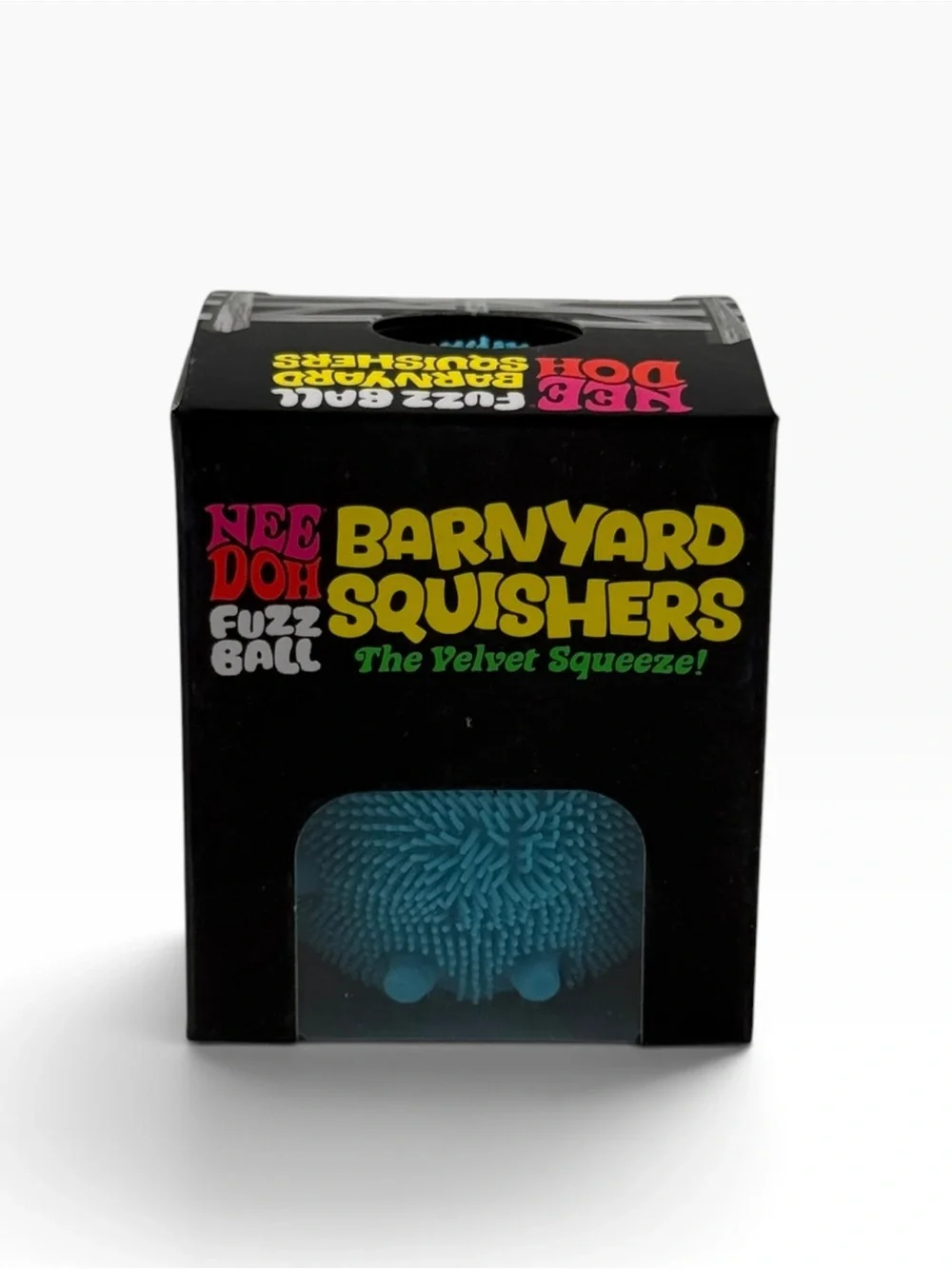 NeeDoh Fuzzball Barnyard Squisher Blue Goat